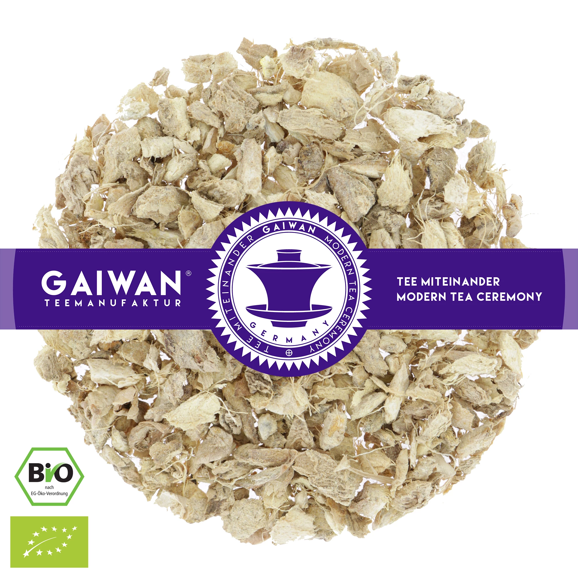 Ingwer Natur - Kräutertee aus Indien, Bio - GAIWAN Tee Nr. 1176