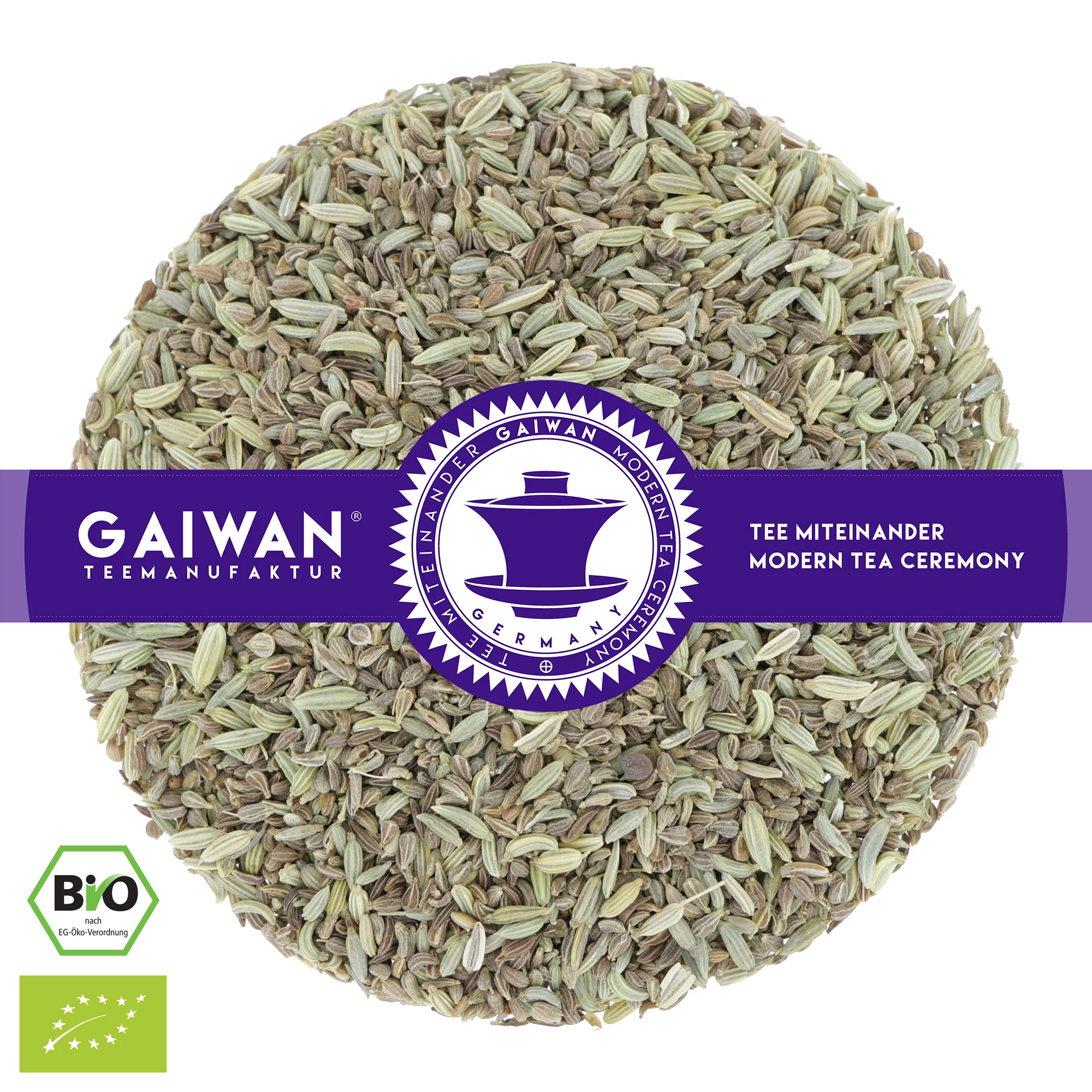 Fenchel-Anis-Kümmel - Kräutertee, Bio - GAIWAN Tee Nr. 1257