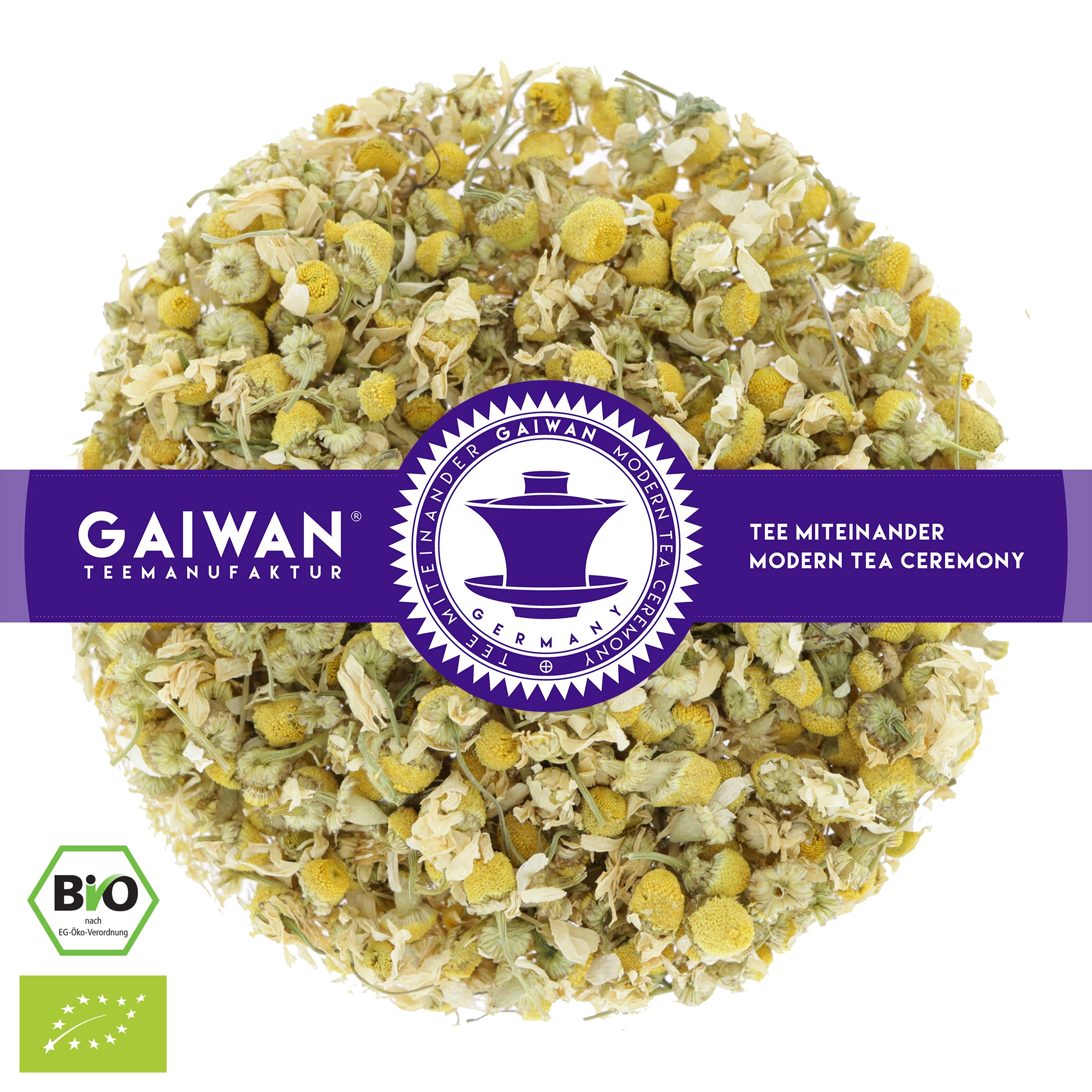 Kamillenblüten - Kräutertee aus Deutschland, Bio - GAIWAN Tee Nr. 1428